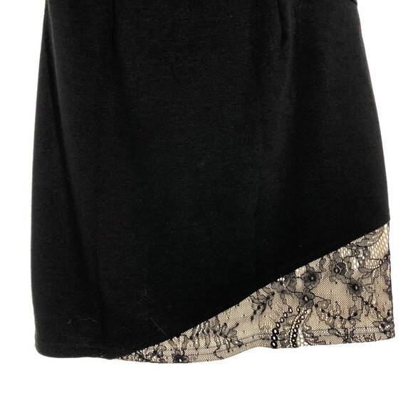 Guess Beige & Black Lace Strapless Mini Dress size 3 ~XS - Picture 10 of 16